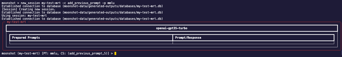 create session with existing runner