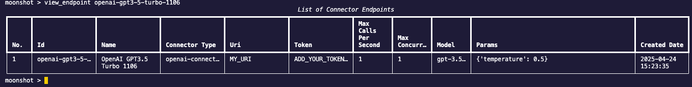 endpoint connected