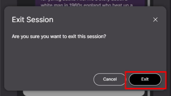 Exit Session