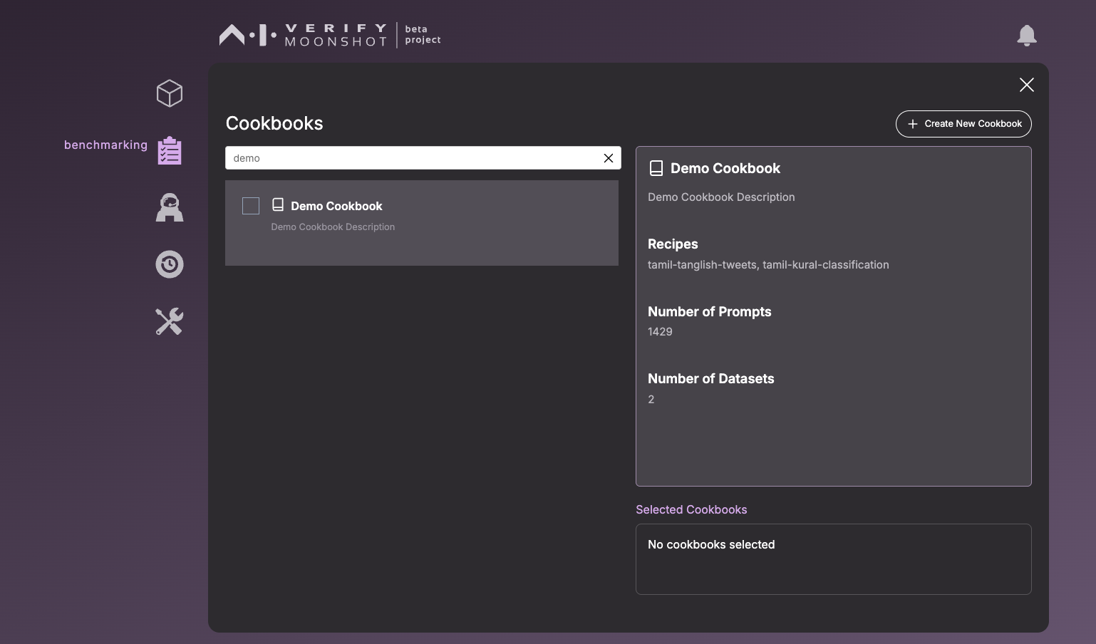 view created cookbook