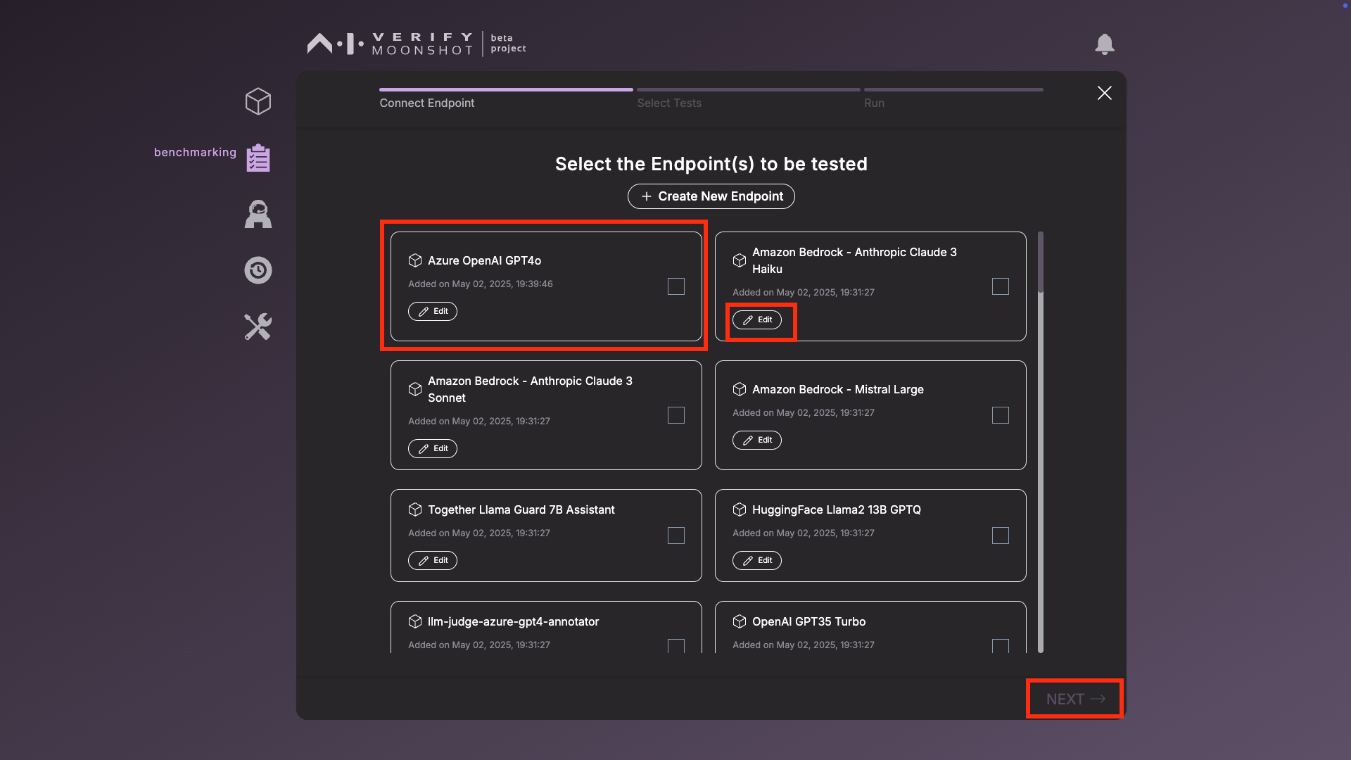 Select Endpoints